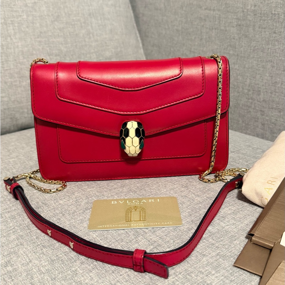 Bvlgari serpenti PINK bag